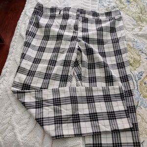 Plaid dress pants